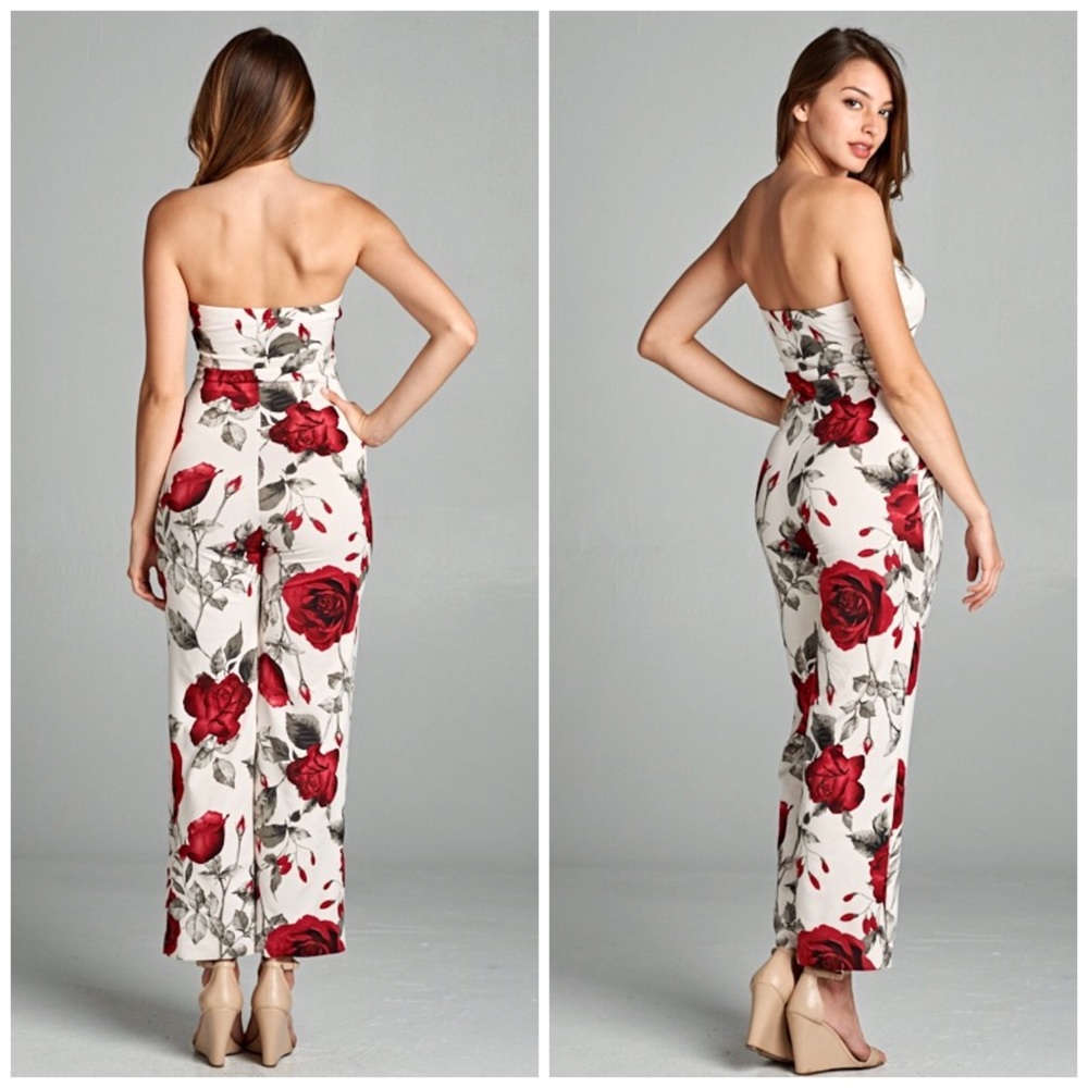 Floral Jumpsuit - Picture 3 of 3